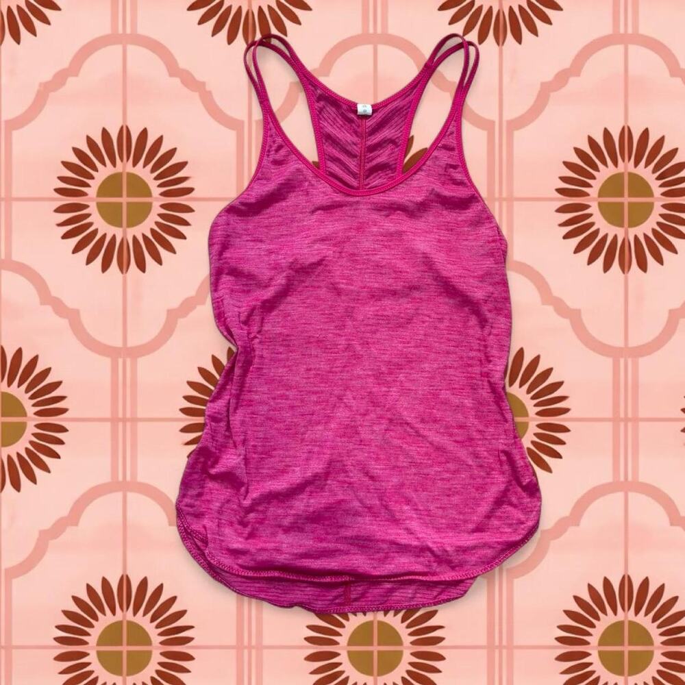 Lululemon pink racerback tank top